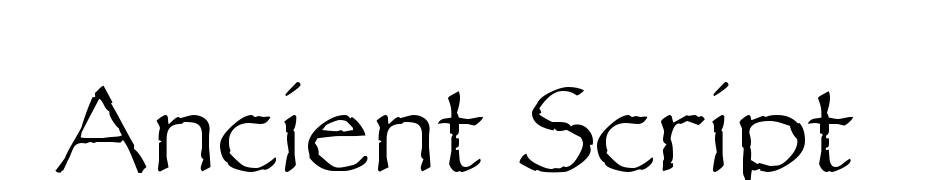 Ancient Script cкачати шрифт безкоштовно
